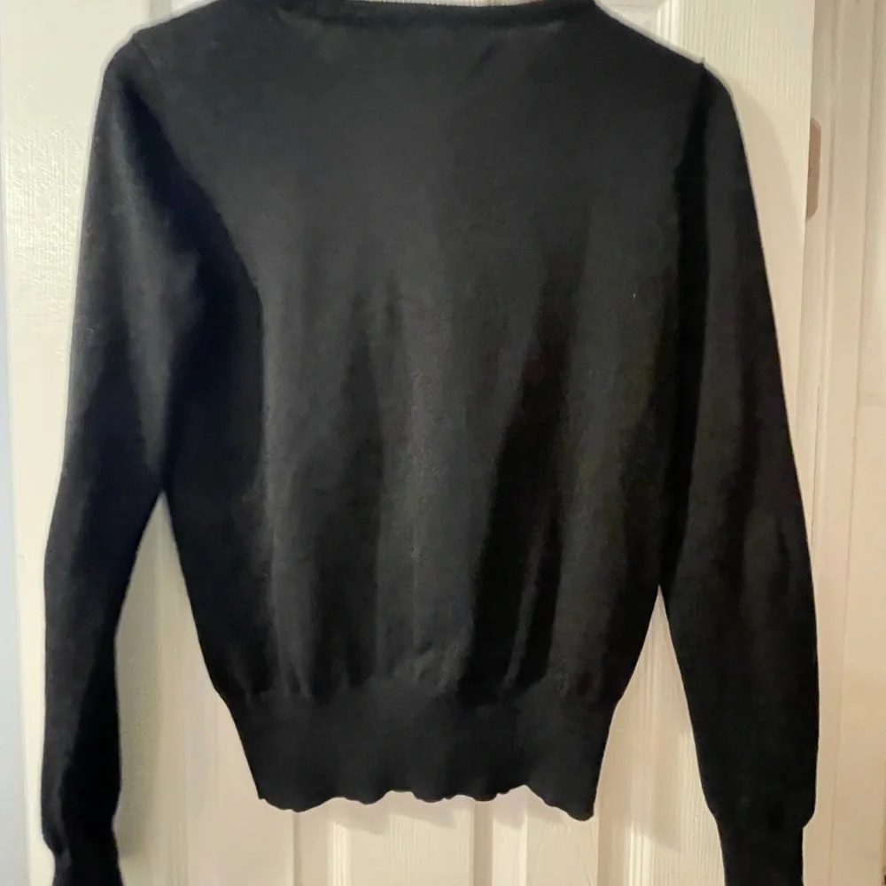 Womens long sleeve cardigan fancy buttons black size small - Picture 5 of 5